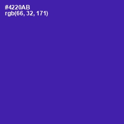 #4220AB - Daisy Bush Color Image