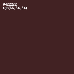 #422222 - Crater Brown Color Image