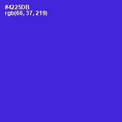 #4225DB - Purple Heart Color Image