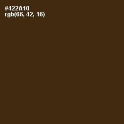 #422A10 - Brown Derby Color Image