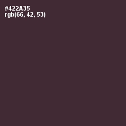 #422A35 - Woody Brown Color Image