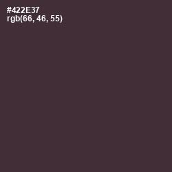 #422E37 - Woody Brown Color Image