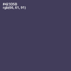 #423D5B - Voodoo Color Image