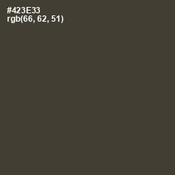 #423E33 - Armadillo Color Image