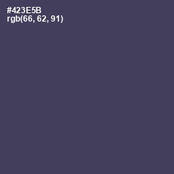 #423E5B - Voodoo Color Image