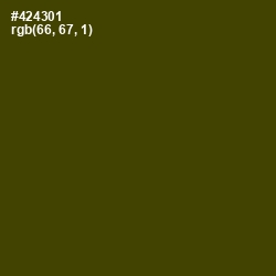 #424301 - Bronze Olive Color Image