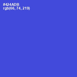 #424ADB - Royal Blue Color Image