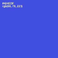 #424EDF - Royal Blue Color Image