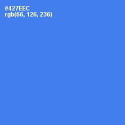 #427EEC - Royal Blue Color Image