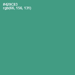 #429C83 - Smalt Blue Color Image