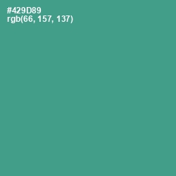 #429D89 - Smalt Blue Color Image