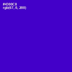 #4300C8 - Purple Heart Color Image