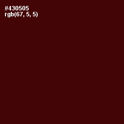 #430505 - Burnt Maroon Color Image