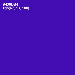 #430DB4 - Daisy Bush Color Image