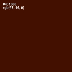 #431000 - Brown Pod Color Image