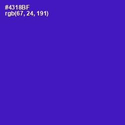 #4318BF - Daisy Bush Color Image