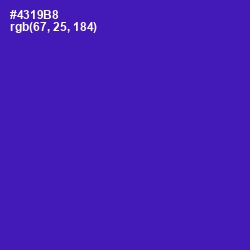 #4319B8 - Daisy Bush Color Image
