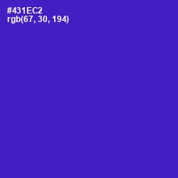 #431EC2 - Purple Heart Color Image