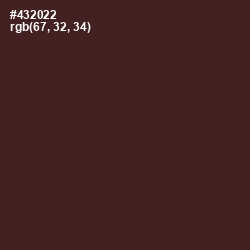 #432022 - Crater Brown Color Image