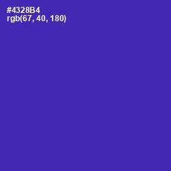 #4328B4 - Daisy Bush Color Image