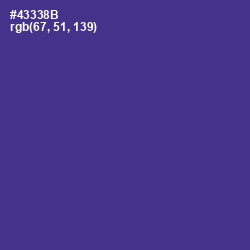 #43338B - Gigas Color Image