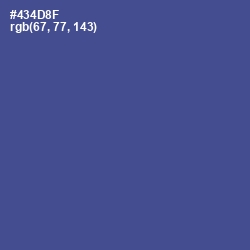 #434D8F - Victoria Color Image