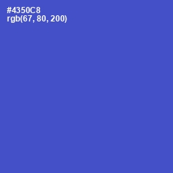 #4350C8 - Indigo Color Image