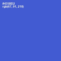 #435BD2 - Royal Blue Color Image