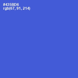 #435BD6 - Royal Blue Color Image