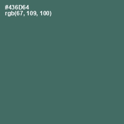 #436D64 - Como Color Image