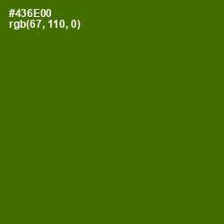 #436E00 - Green Leaf Color Image