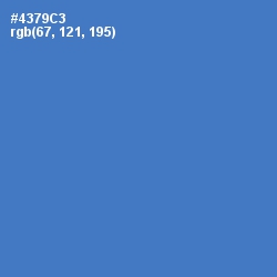 #4379C3 - Indigo Color Image