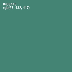#438475 - Viridian Color Image