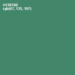 #43876B - Viridian Color Image