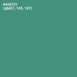 #43917F - Viridian Color Image