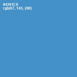 #4391C8 - Havelock Blue Color Image