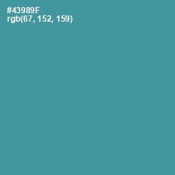 #43989F - Smalt Blue Color Image