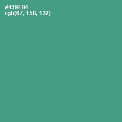 #439E84 - Smalt Blue Color Image