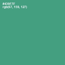 #439F7F - Viridian Color Image