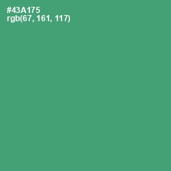 #43A175 - Ocean Green Color Image