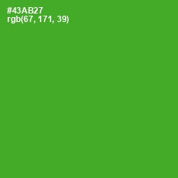 #43AB27 - Apple Color Image