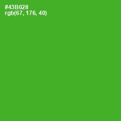 #43B028 - Apple Color Image