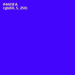 #4405FA - Purple Heart Color Image