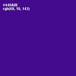 #440A8E - Pigment Indigo Color Image