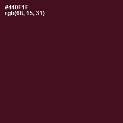#440F1F - Cab Sav Color Image