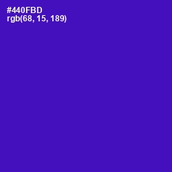 #440FBD - Daisy Bush Color Image