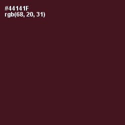 #44141F - Cocoa Bean Color Image