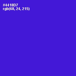 #4418D7 - Purple Heart Color Image