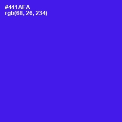 #441AEA - Purple Heart Color Image