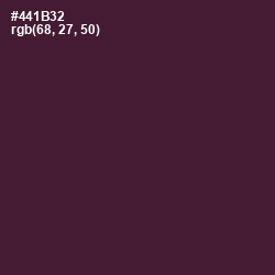 #441B32 - Wine Berry Color Image